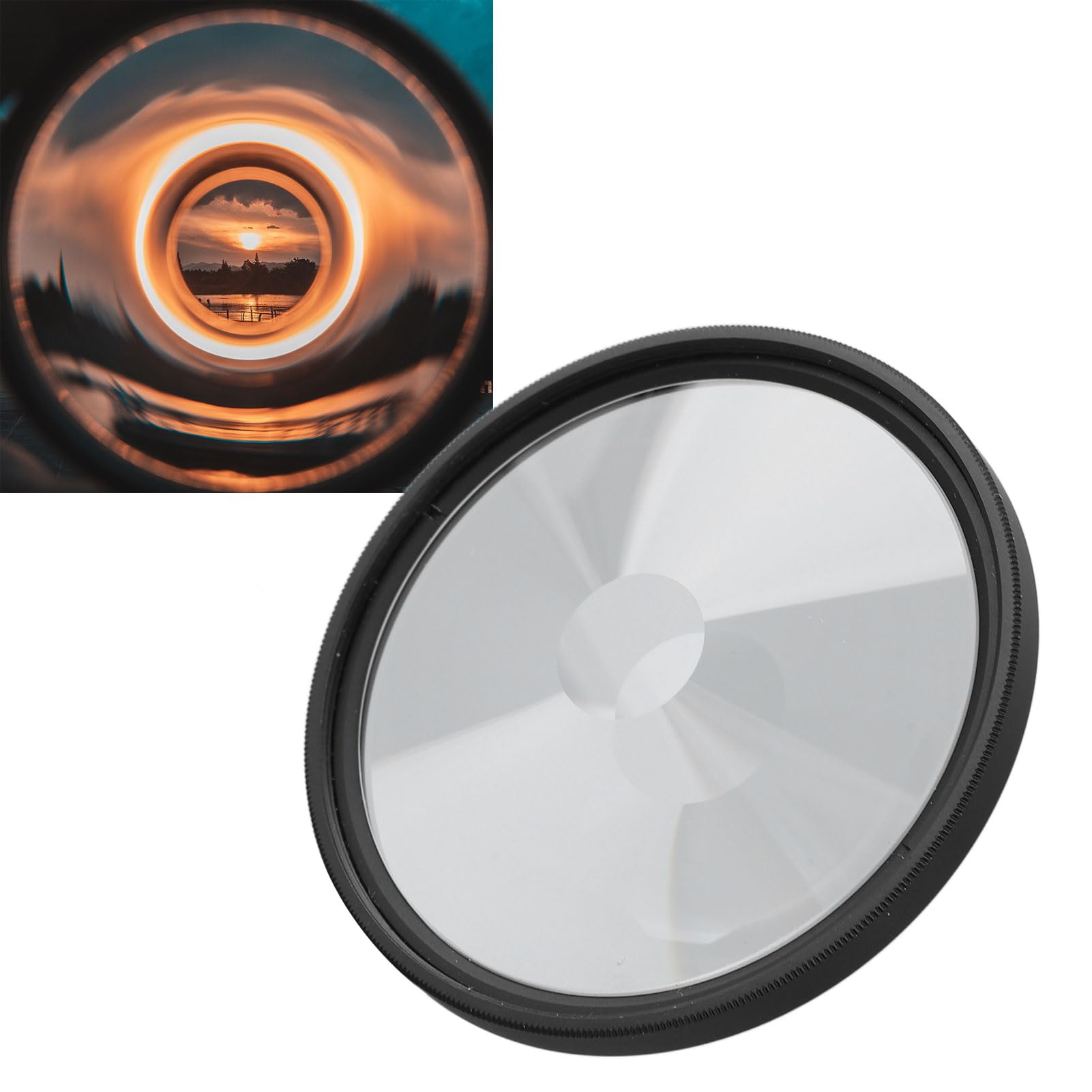 58mm Prism Filter, Waterproof MRC Coating, Soft Light Feature with Non Slip, Compatible with Digital SLR Cameras