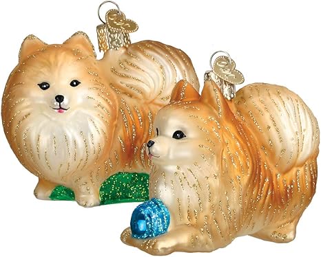 Pomeranian Ornaments Free Shipping Available