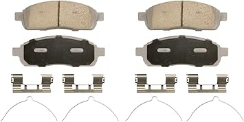 Amazon Com Wagner Thermoquiet Qc1083 Ceramic Disc Brake Pad Set Automotive