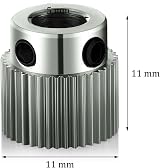 3Dman MK7 MK8 Extruder Gear 36 Teeth 5mm Bore Stainless Steel 1.75mm Filament view 5