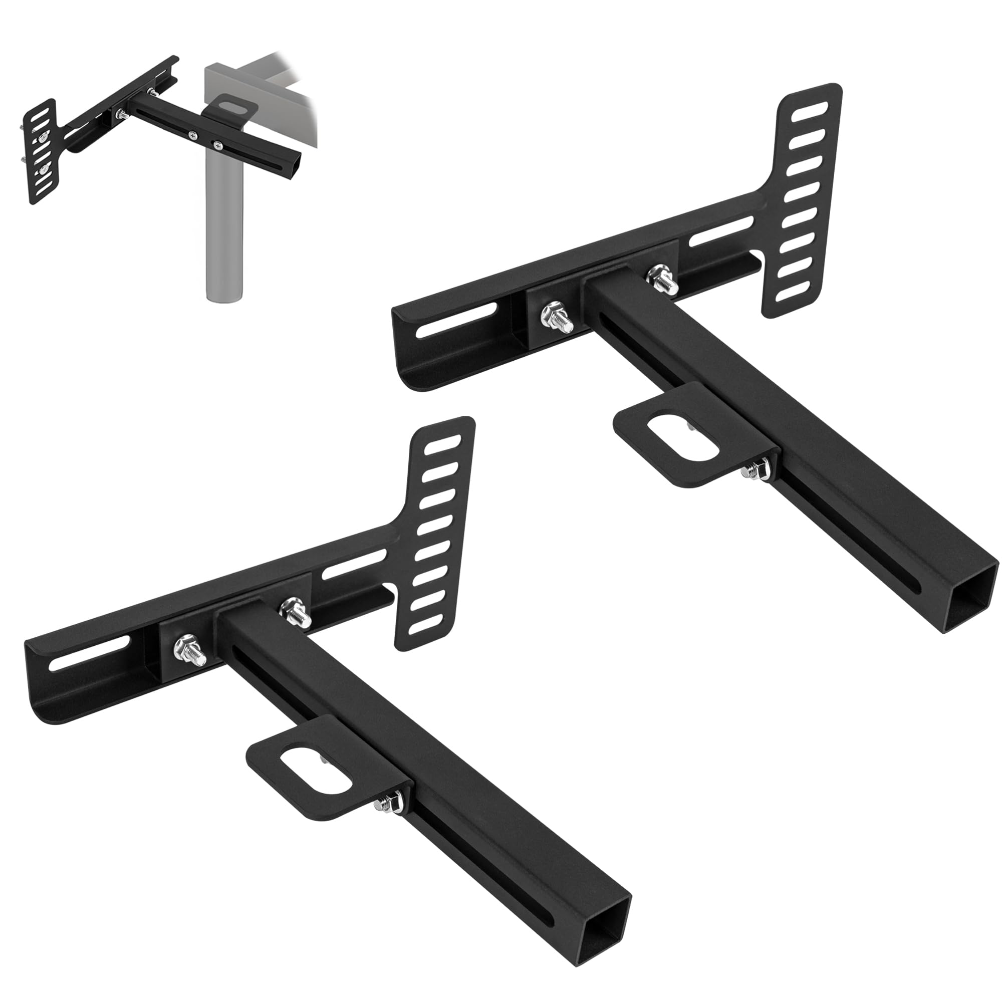 VANROUG Adjustable Base Headboard Bracket, Bed Frame Adapter, Headboard Attachment Kit, Headboard Attachment Bracket for Metal Bed Frame