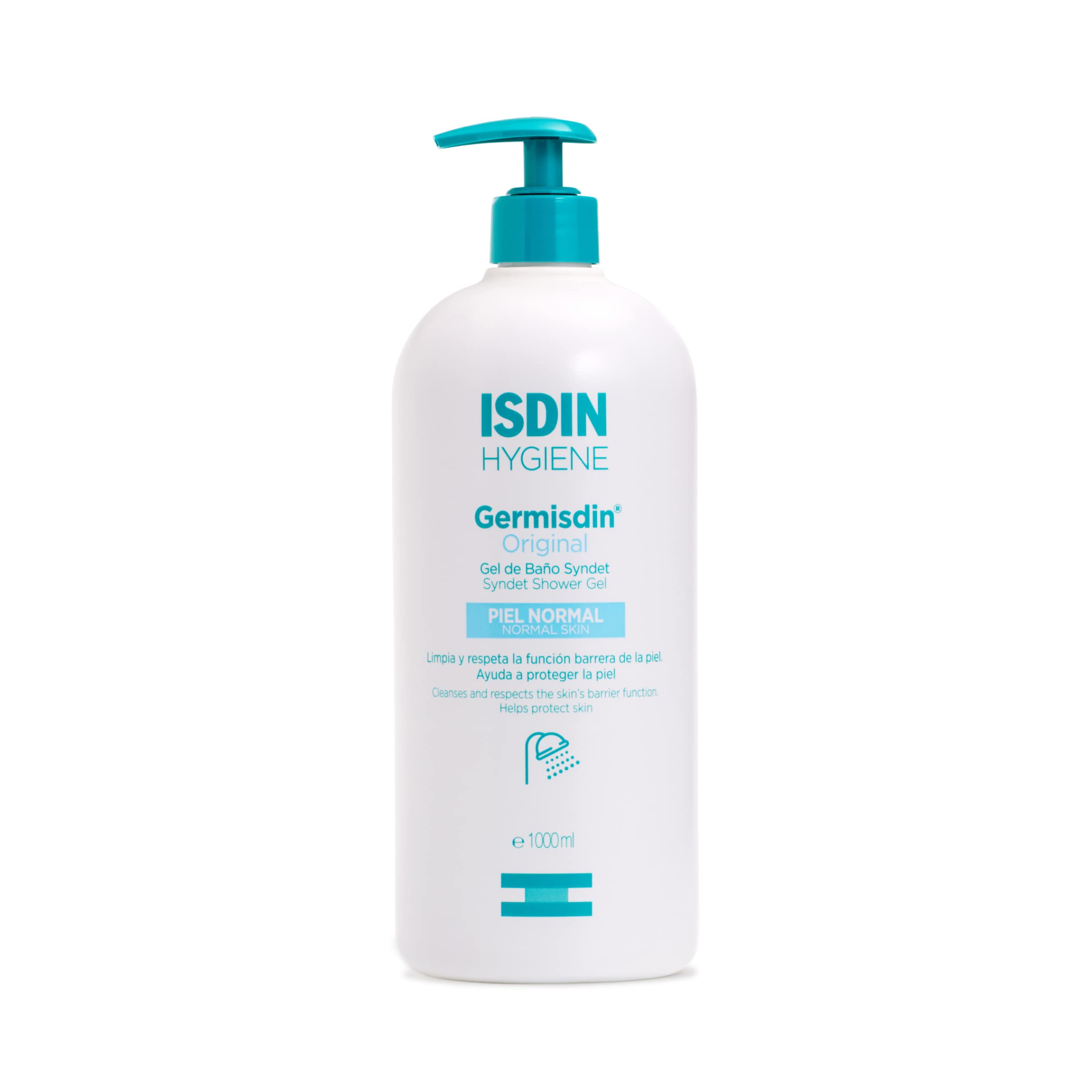 ISDIN Germisdin Original Syndet Shower Gel (1000ml) | Shower gel for daily use
