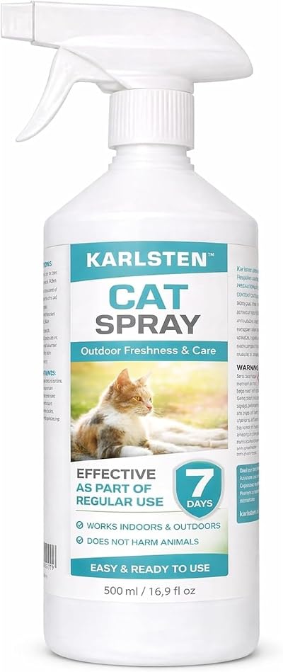 Karlsten Cat Deterrent Spray 500ml Citrus Outdoor Pet Repellent