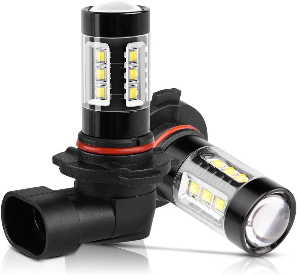 Autofeel H10 LED Fog Light Bulbs, Hight Brightness Chip 360° Beam Angle Xenon White,2 Pack-1 Year Warranty