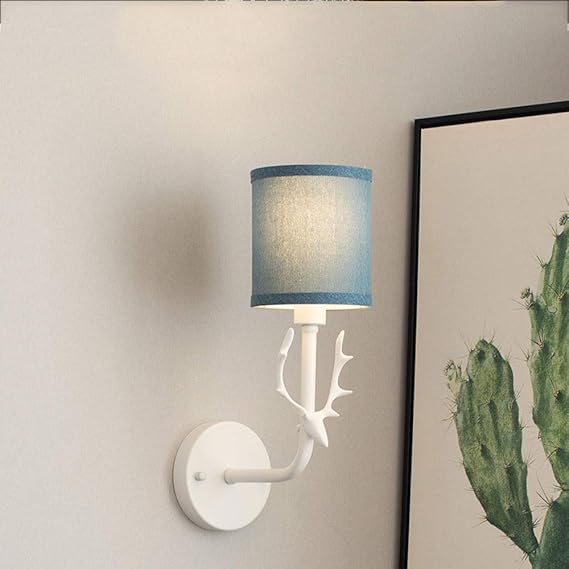 Creativa Cabeza de ciervo Lámpara de pared de resina Lámpara de pared