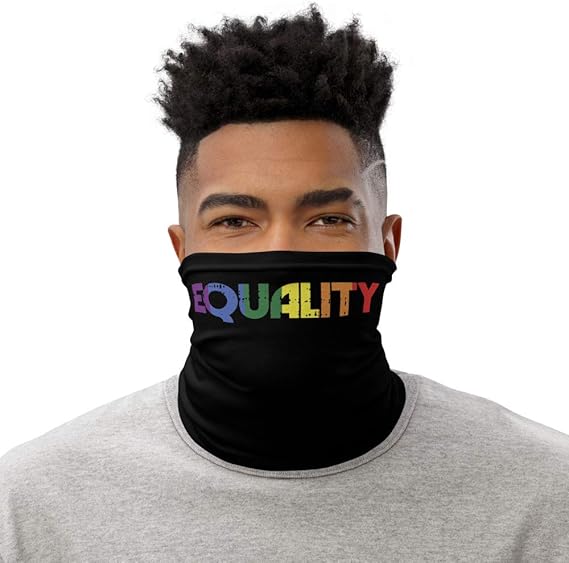 Gay Face Mask LGBT Rainbow Pride Equality Neck Gaiter Men Women Bandana