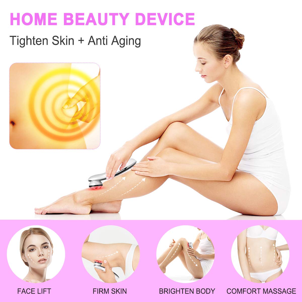 Facial Device 4 in 1 Color Face Beauty Machine: Beauty