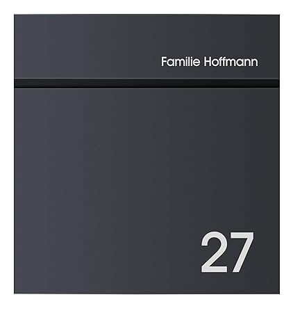 frabox Design Briefkasten LEVARA Anthrazitgrau