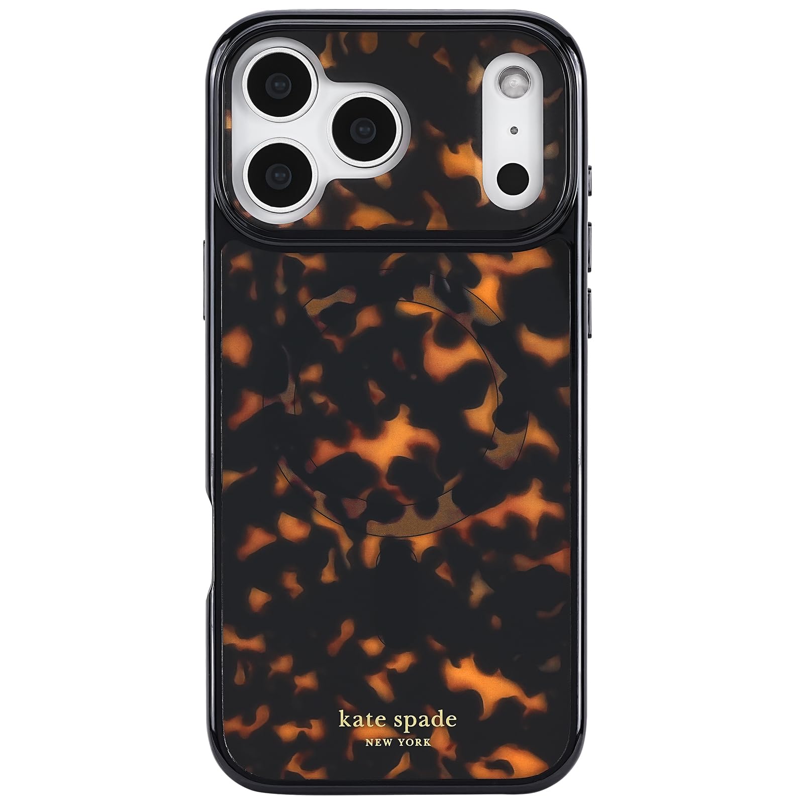 kate spade new york iPhone 17 Pro Max Case - Compatible with MagSafe - Designer Phone Case - Tortoise Brown Image