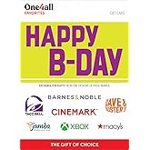 Multi-Brand Choice Cards OC Happy B-Day Gift Card