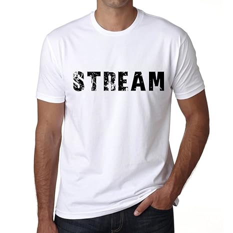 Herren Tee Männer Vintage T shirt stream