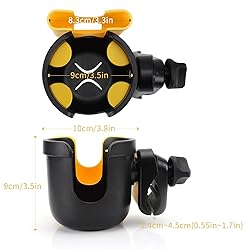 Accmor Stroller Cup Holder with Phone Holder, Bike