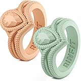 Rinfit Silicone Rings for Women - Pear Engagement