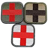 Horizon Medic Cross Tactical Patch - Olive Red White Green (olive)