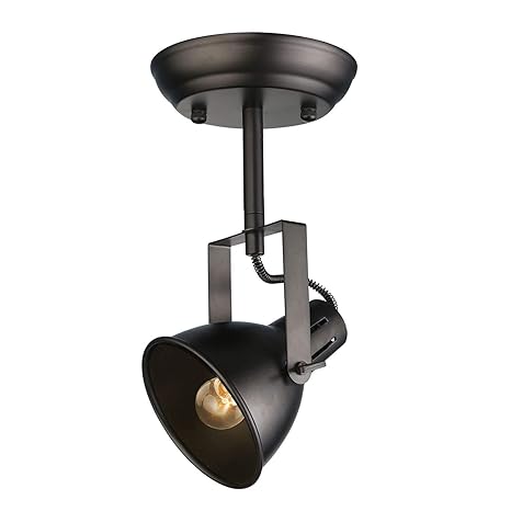 Amazon Com Laluz Semi Flush Mount Adjustable 1 Head Track