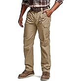 CQR Men's Winter Tactical Cargo Pants, Thermal Fleece Lined Outdoor Snow Ski Hiking Work