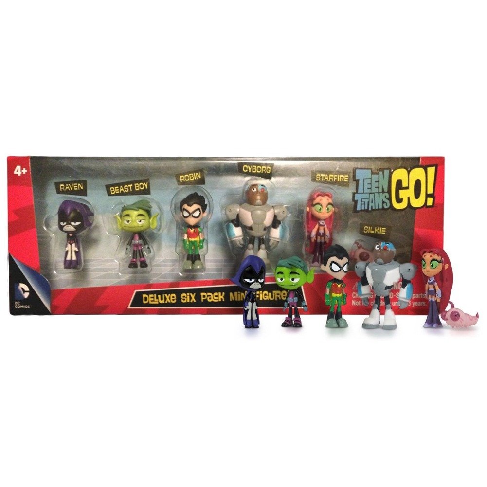 Teen Titans Go Teen Titans Action Figure (6-Pack), 2