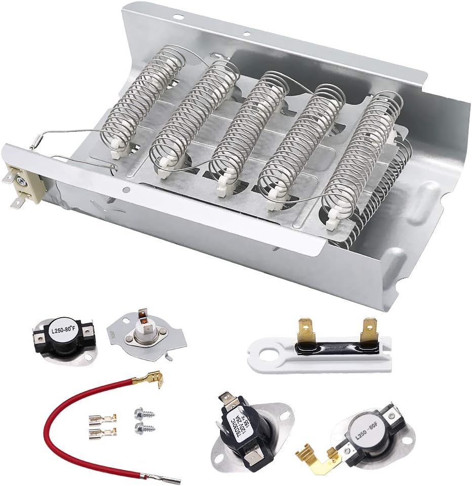 Dryer Heating Element Kit For Whirlpool / Kenmore / Maytag | 3403585 W/ Thermostat, Fuse, 5400W