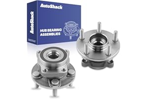 AutoShack Front Wheel Hub Bearing Assemblies with ABS Replacement for 2014-2018 Subaru Forester 2014-2019 Subaru Impreza 2014