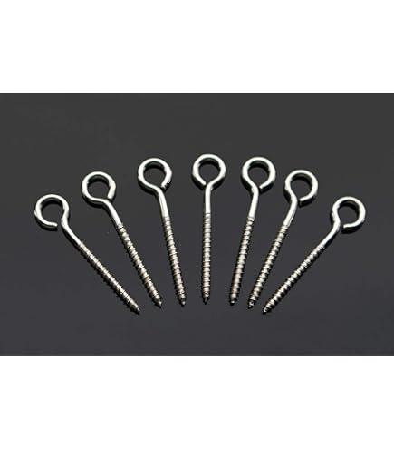 Amazon.com: 1 Stainless Steel Screw Eye .062 Wire (100pcs) : Industrial &  Scientific