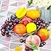 CEWOR 39pcs Artificial Fruits Lifelike Fake Fruits Various Simulation Fruits Apple Banana Cherries Mango Grape for Home Decoration
