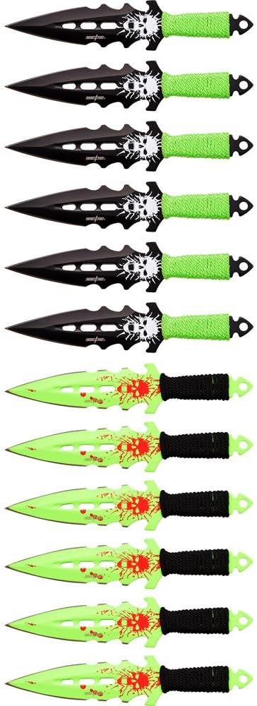 Perfect Point PP-095-12-MC PP-095-12 Throwing Knife Set 6" Overall