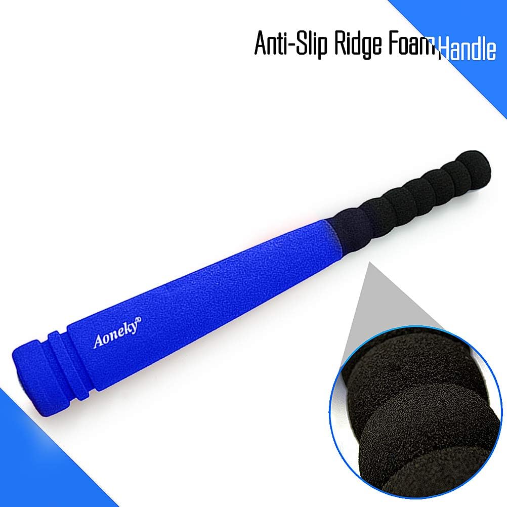 Aoneky Min Foam Baseball Bat and Ball for Toddler Safe Soft Softball