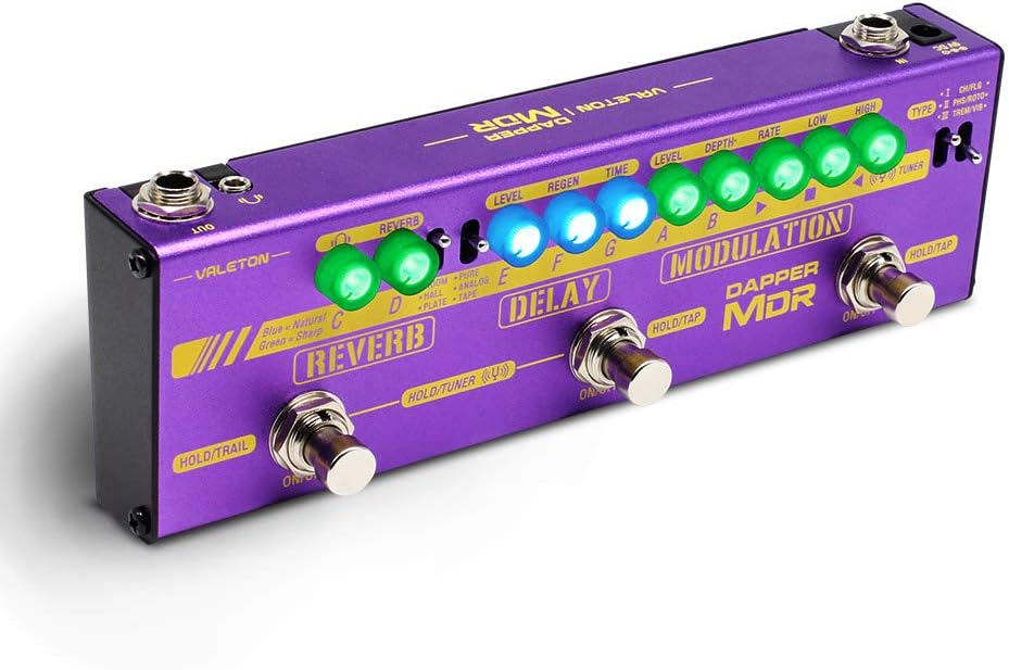 Valeton MES-1 Dapper Mini Elektro Gitar Efekt Prosesörü Fiyatı, Özellikleri ZUHA
