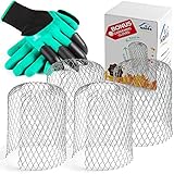 Gutter Guard Gutter Scren | Leaf Strainer Down Spout Strainers Downspout Strainer Gutter Leaf Strainer Gutter Spout Strainer Gutter Spout Cover Aluminium Strainer 3 Inch Pack of 4 by NAMS