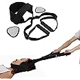 A-Belt Spine Chiropractic Decompression Traction Tool with Chin Strap, The Neck Cervical Traction Device for Neck Pain Relief and Relaxation, Neck Stretcher Exerciser for Home/Office