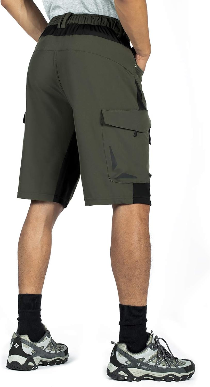 XKTTAC Men's Outdoor Quick Dry Lightweight Stretchy Shorts for Hiking, Tactical, Camping, Travel with 6 Pockets : Clothing