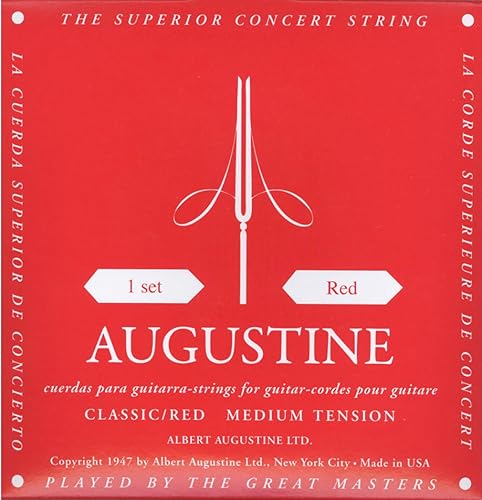 Augustine Classical Guitar Strings (AUGREDSET)