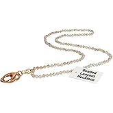 SPUNKYsoul Pretty Cute Colored Lanyard Necklace for id badge key keychain with Beads for Women