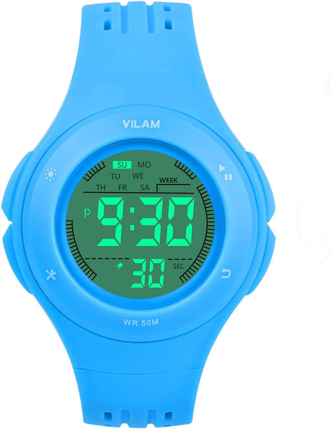Kids Watches Digital Sport Watches Boys Girls Watches Waterproof Outdoor Children Electronic Wrist Watches with Alarm Stopwatch Toddler Digital Watch LED Lights for 3-12 Years Old