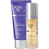 Yon-Ka Advanced Optimizer Serum &amp; Cream, 2-piece set | Intensive Anti-Aging Treatment for All Skin Types, Firm and Tighten with Collagen and Hyaluronic Acid, 1.35 oz / 1.01 fl oz