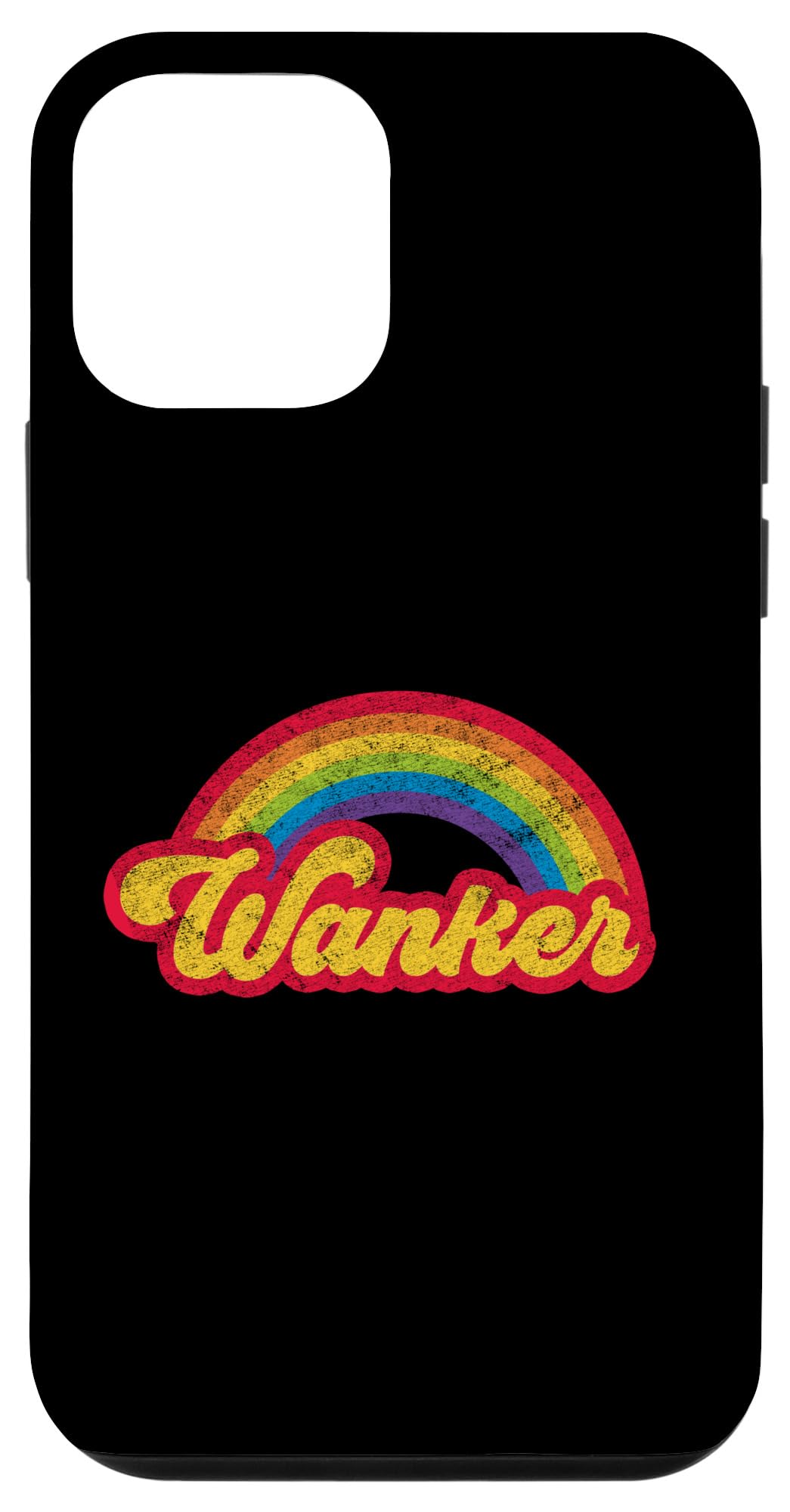 iPhone 12 mini Wanker British Slang Retro Distressed Case