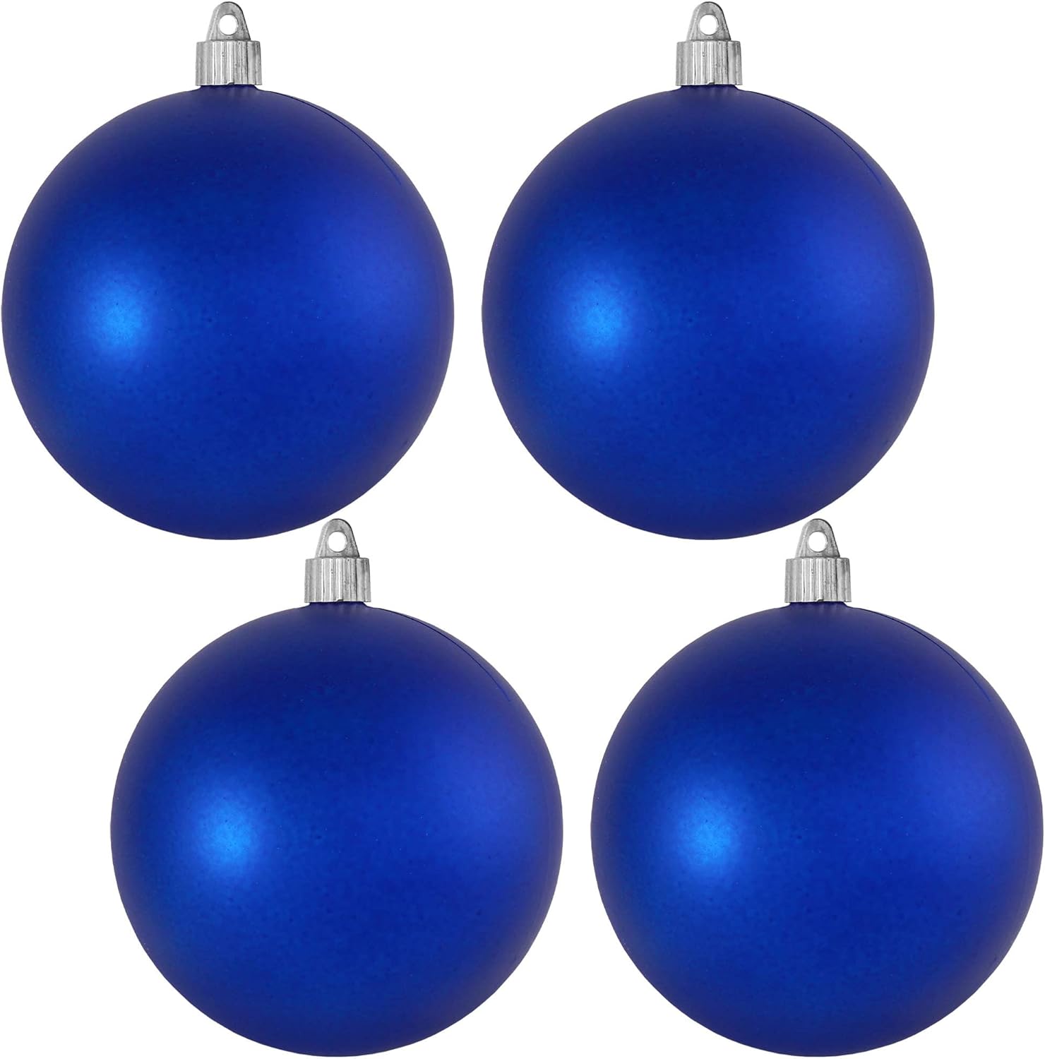 Ornaments - Christmas By Krebs [4 Pack] Matte Regal Blue 4 3/4