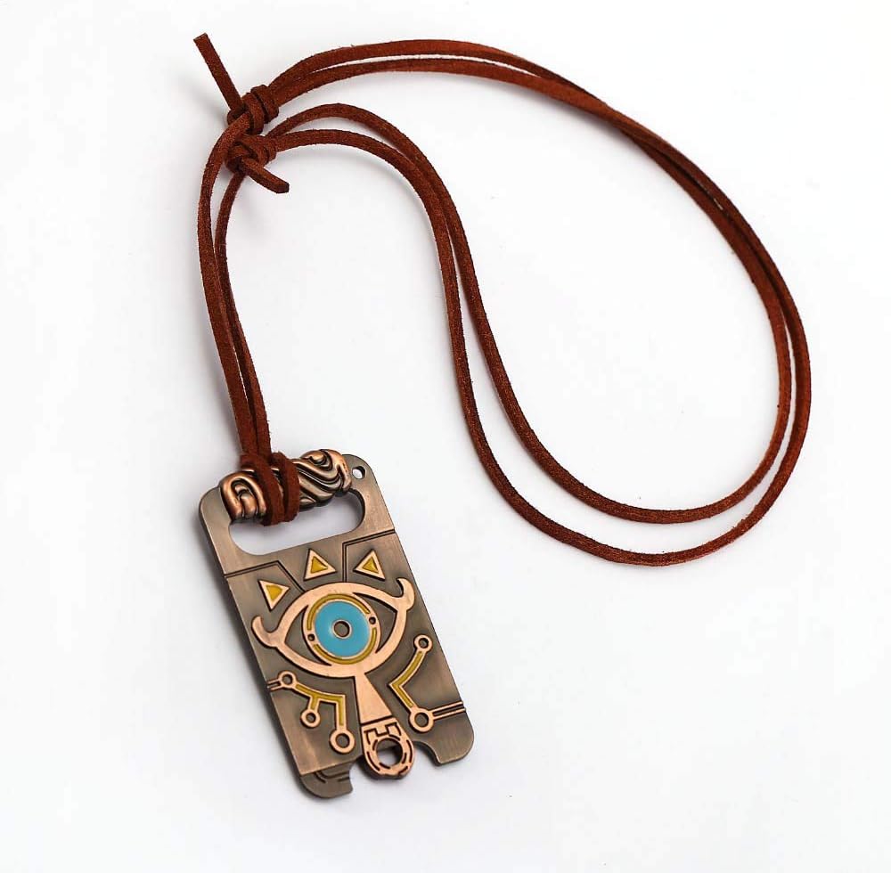 EU_LevinArt Legend of Zelda Necklace Eye Breath of the Wild Metal Rope