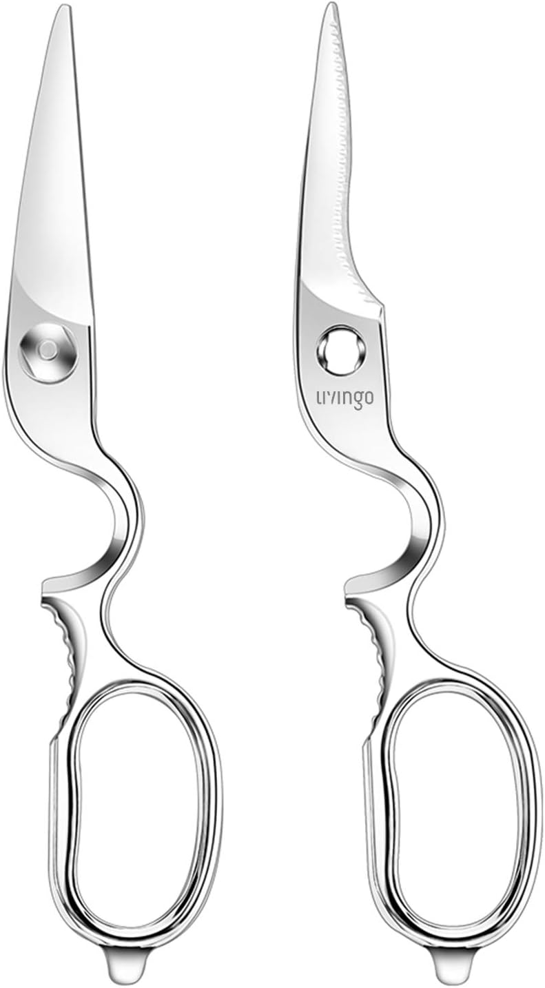 LIVINGO Kitchen Forged Shears Heavy Duty - Image 5
