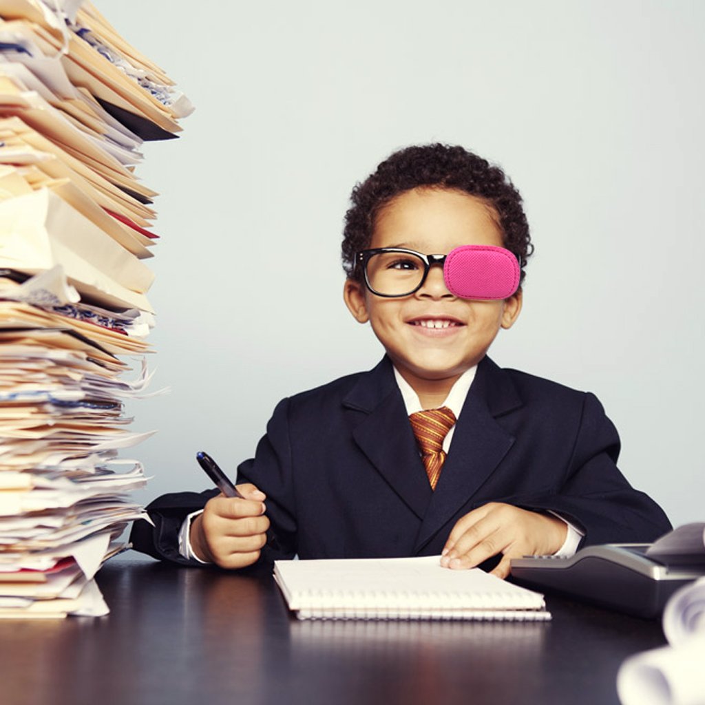 Ewinever(R) 6PCS Amblyopia Eye Patch For Glasses, Treat Lazy Eye and Strabismus for kids, No irritation to children's skin! (Pink) : Beauty