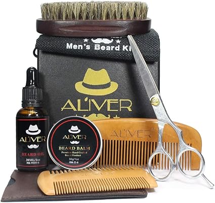 upgraded beard care kit for men beard growth grooming & trimming