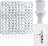 Gunwon Transparent Silicone Bumper Pads 0.6cm Adhesive Door Cabinet Stop 100pcs
