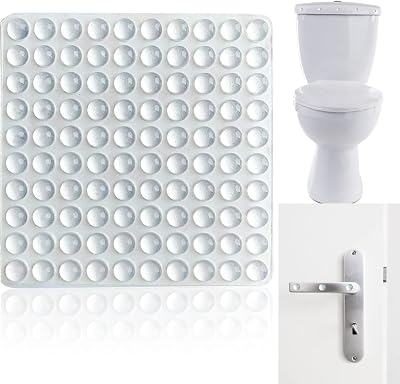 Gunwon Transparent Silicone Bumper Pads 0.6cm Adhesive Door Cabinet Stop 100pcs