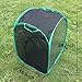 Trasfit 24 Inch Collapsible Insect and Butterfly Habitat Terrarium, Easy Zip-Open Door(Black)