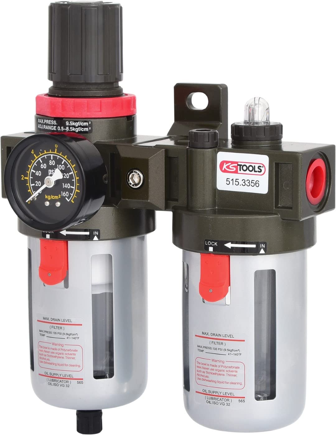 KS Tools 515.3356 1/2-inch Air Service Unit