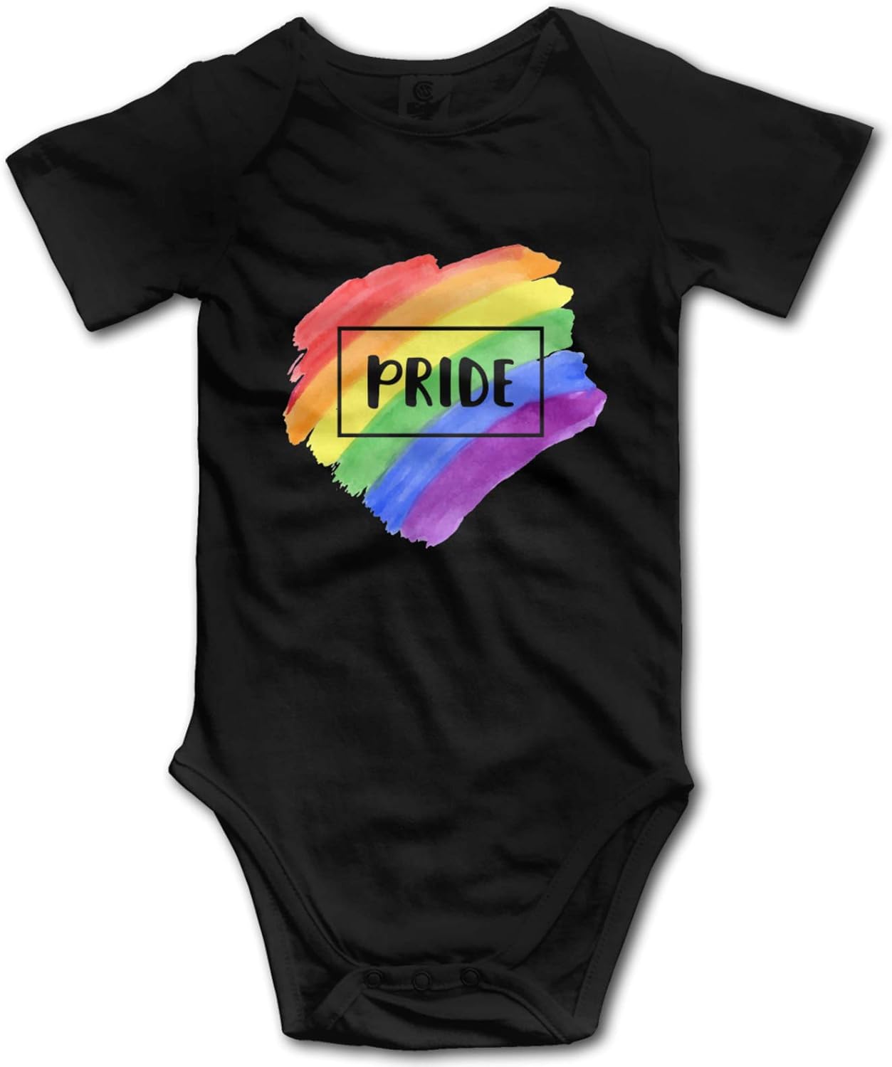 Rainbow LGBT Pride Baby Crawler Baby Short Sleeve Jumpsuit