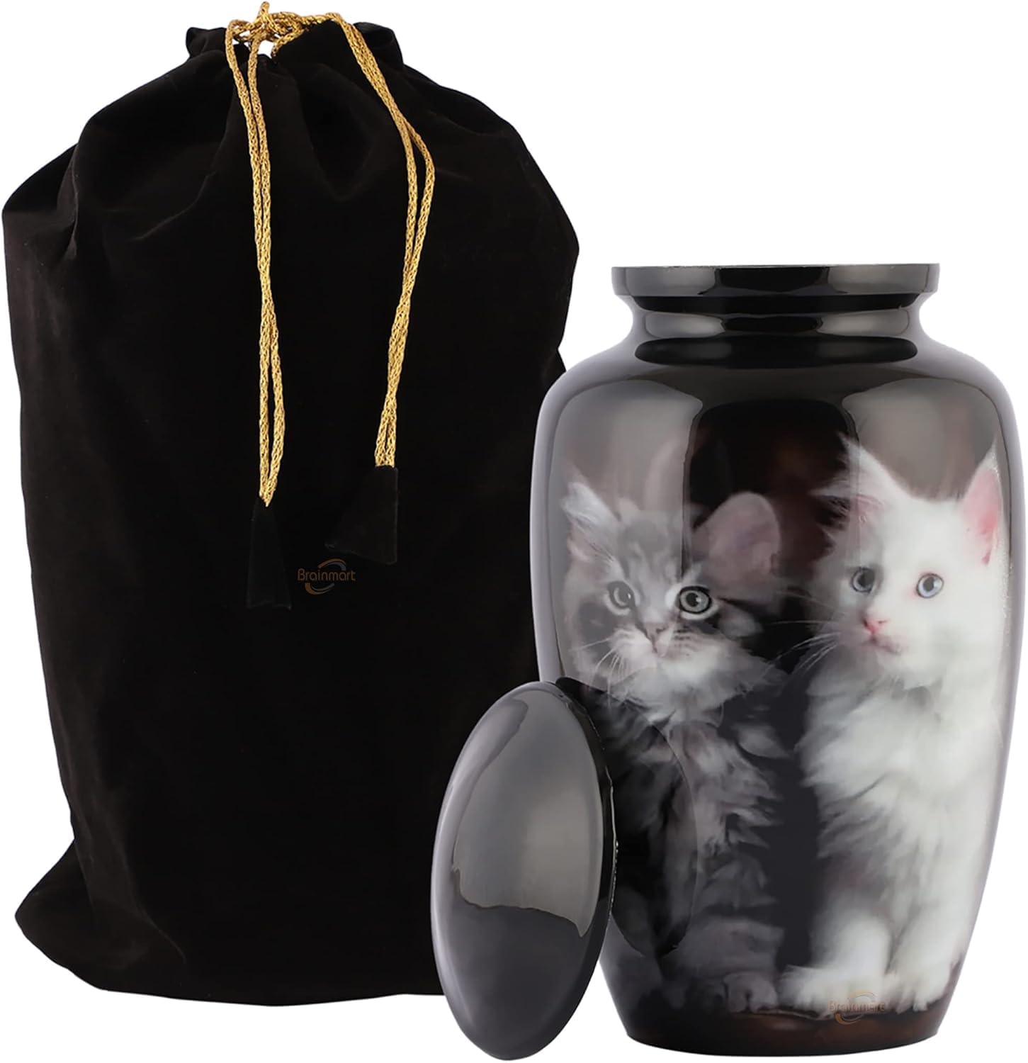 Brainmart Unique Urns for Human Ashes Adult Male & Female with spiritual significance | Cremation Urn | Decorative Burial & Funeral Urn for Men & Women (Medium 200 Cu/in)