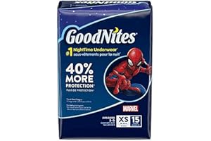 Huggies Goodnights Bedtime Pants for Boys, Size X-Small, 15 Count