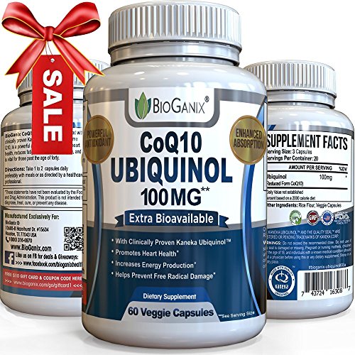 Coq10 ubiquinol 100mg - powerful extra bioavailable for…