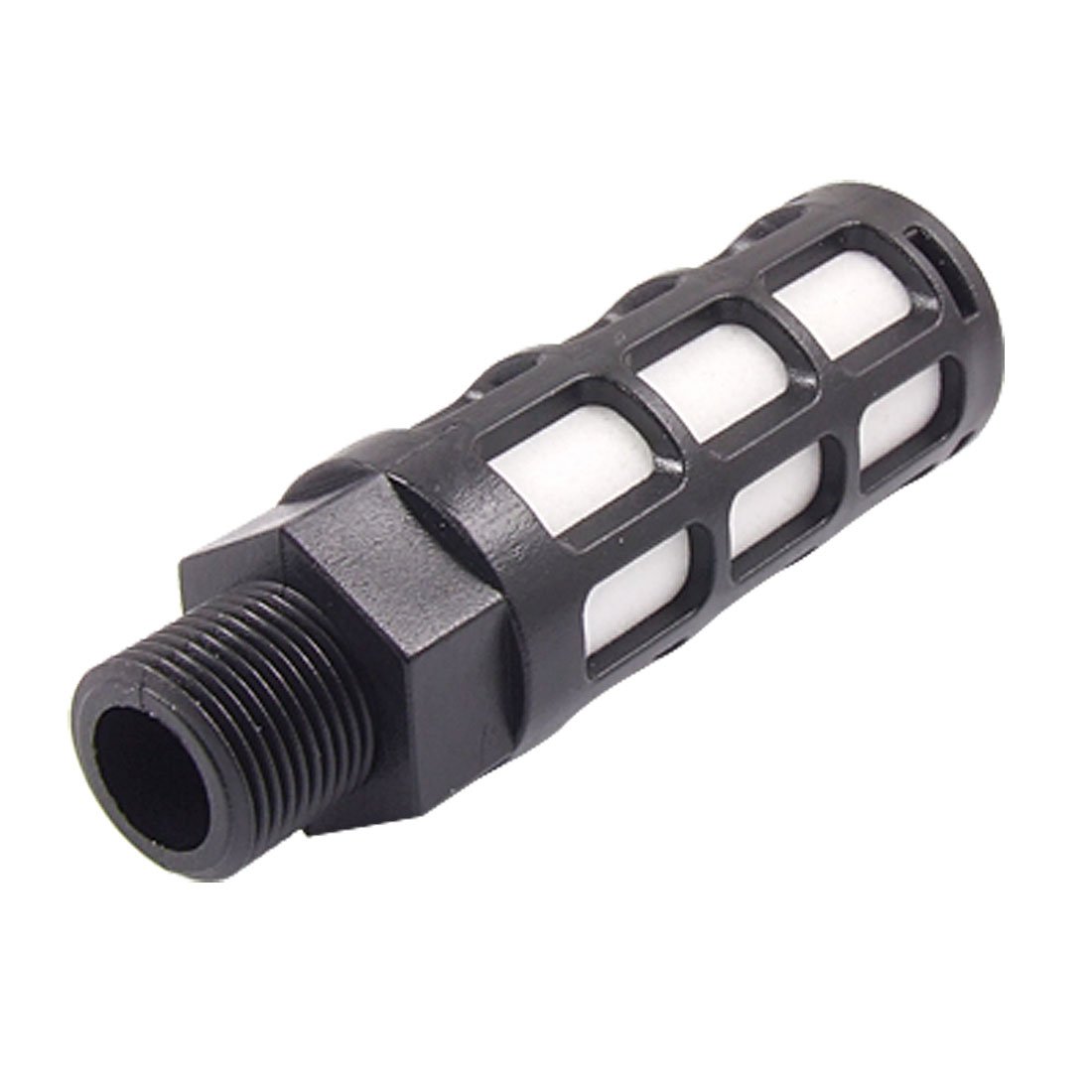 uxcell 5/8" Male Thread Pneumatic Sound Eliminator Plastic Muffler